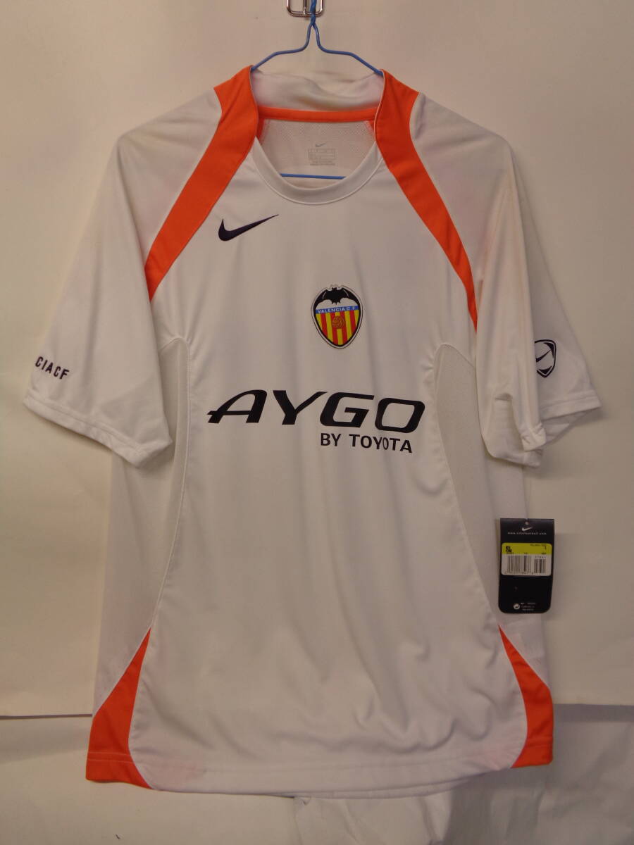 正規(guī)品中古★バレンシア★トレーニングシャツ白　Ｓサイズ（51-70