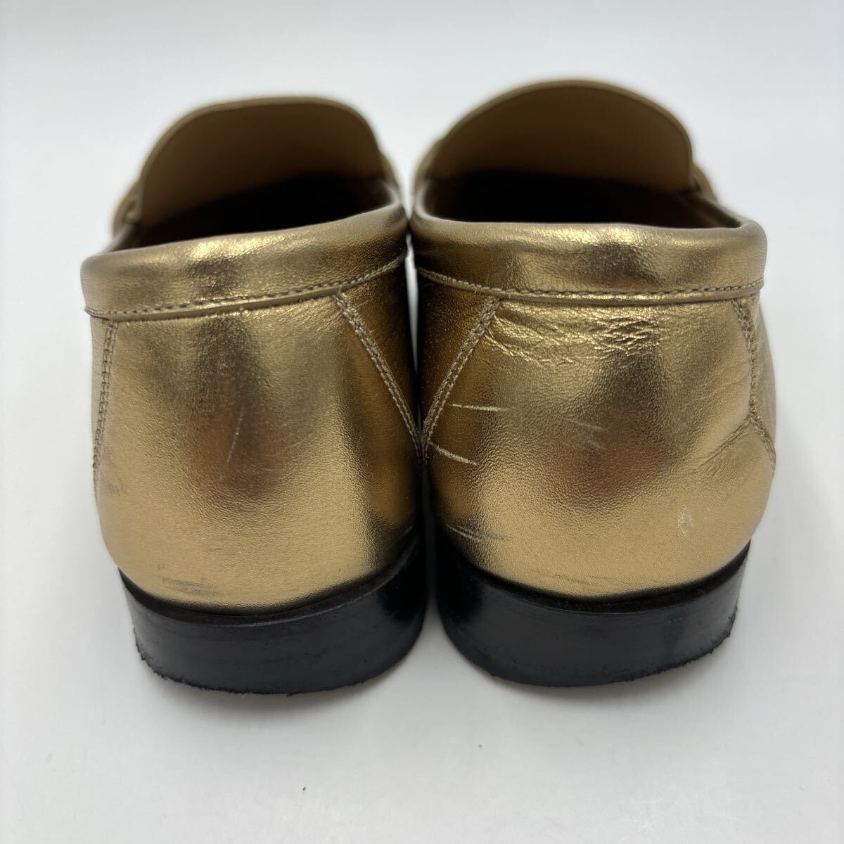 ＊ 付属品完備 イタリア製 '高級婦人靴' Salvatore Ferragamo サルヴァトーレフェラガモ 本革 ガンチーニ ローファー 革靴 5.5D 22.5cm_画像6