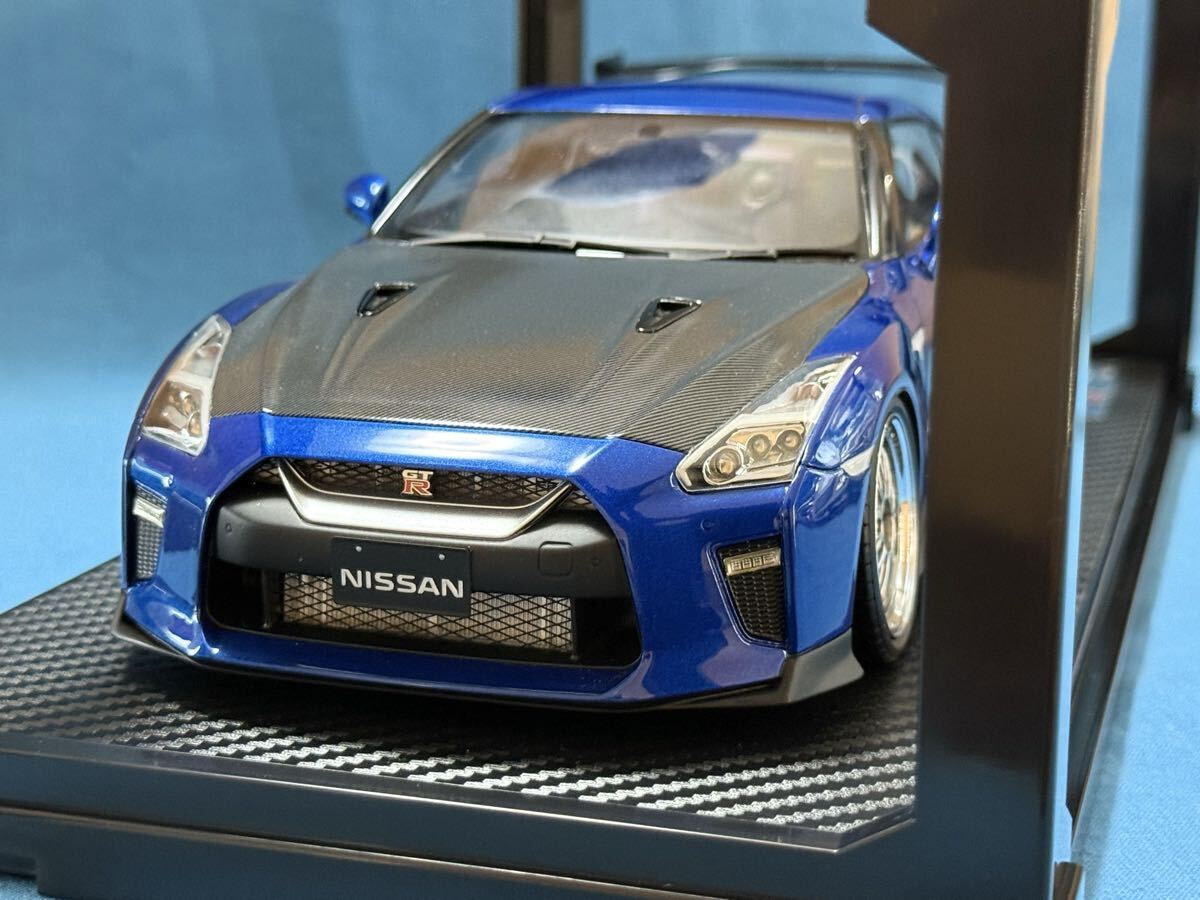 イグニッションモデル 1/18 日産 GT-R (R35) IG1758 ブルー イグニッションモデル 1/18 日産 GT-R (R35) IG1758 ブルー