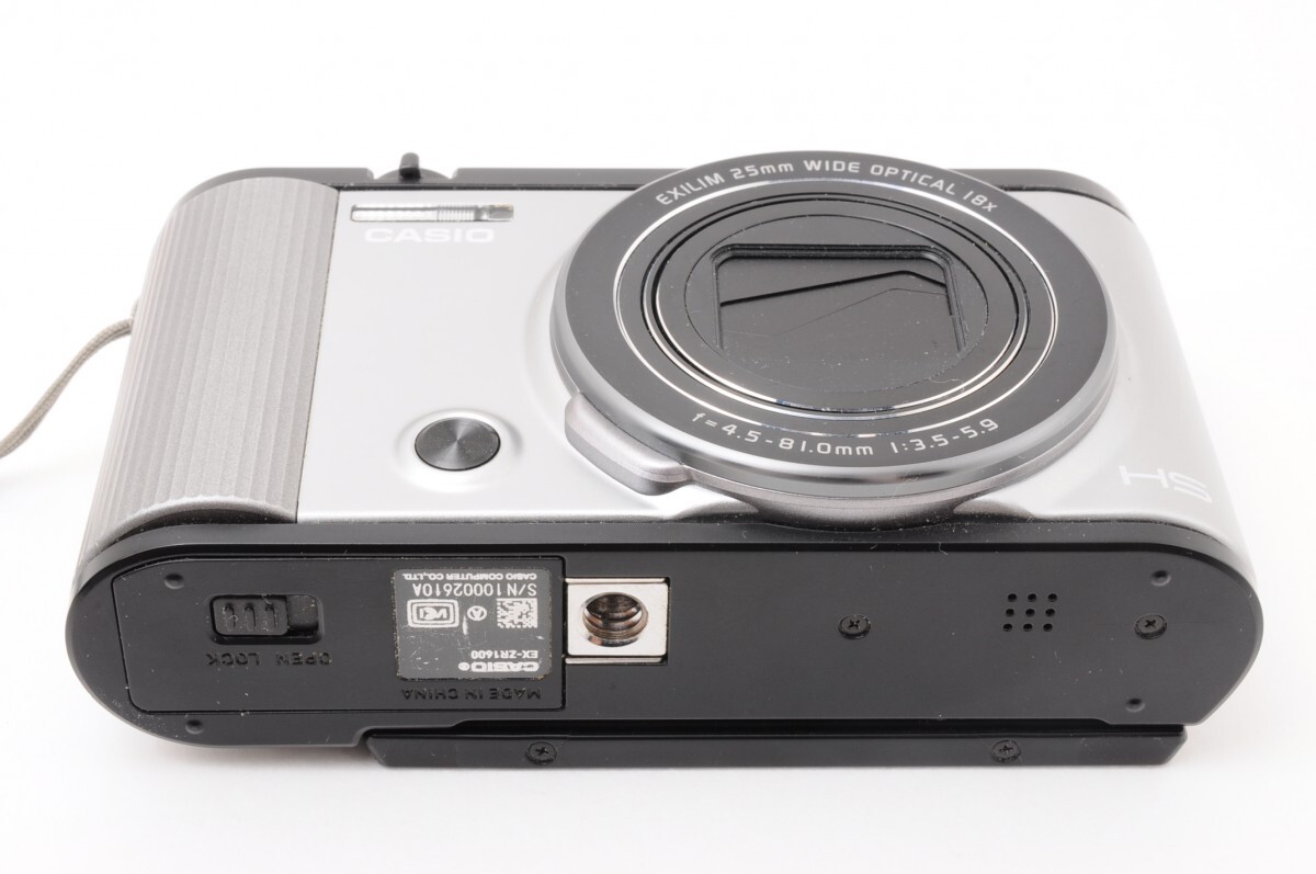 動(dòng)作品 CASIO カシオ EXILIM エクシリム EX-ZR1600 取説 元箱 シルバー コンパクト デジタル カメラ コンデジ デジカメ RR-270S/712