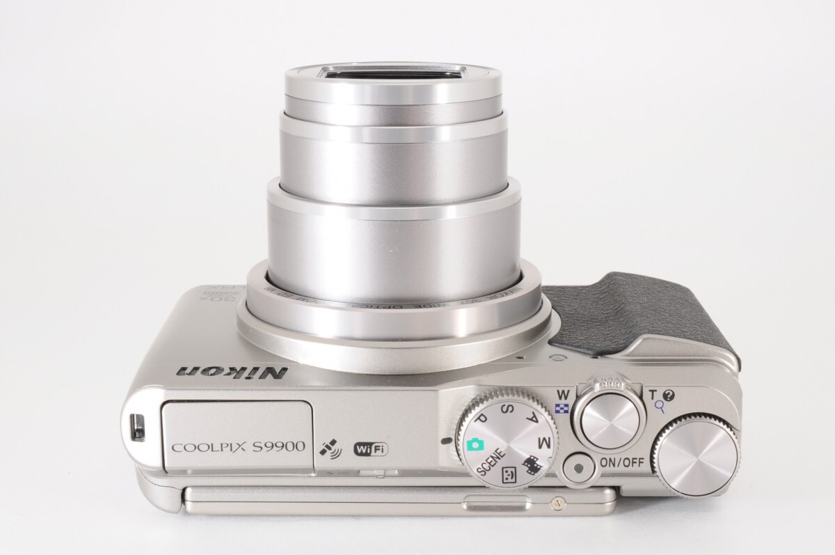 美品 動作品 Nikon ニコン COOLPIX クールピクス S9900 取説 元箱 シルバー コンパクト デジタル カメラ コンデジ デジカメ RR-262S/712