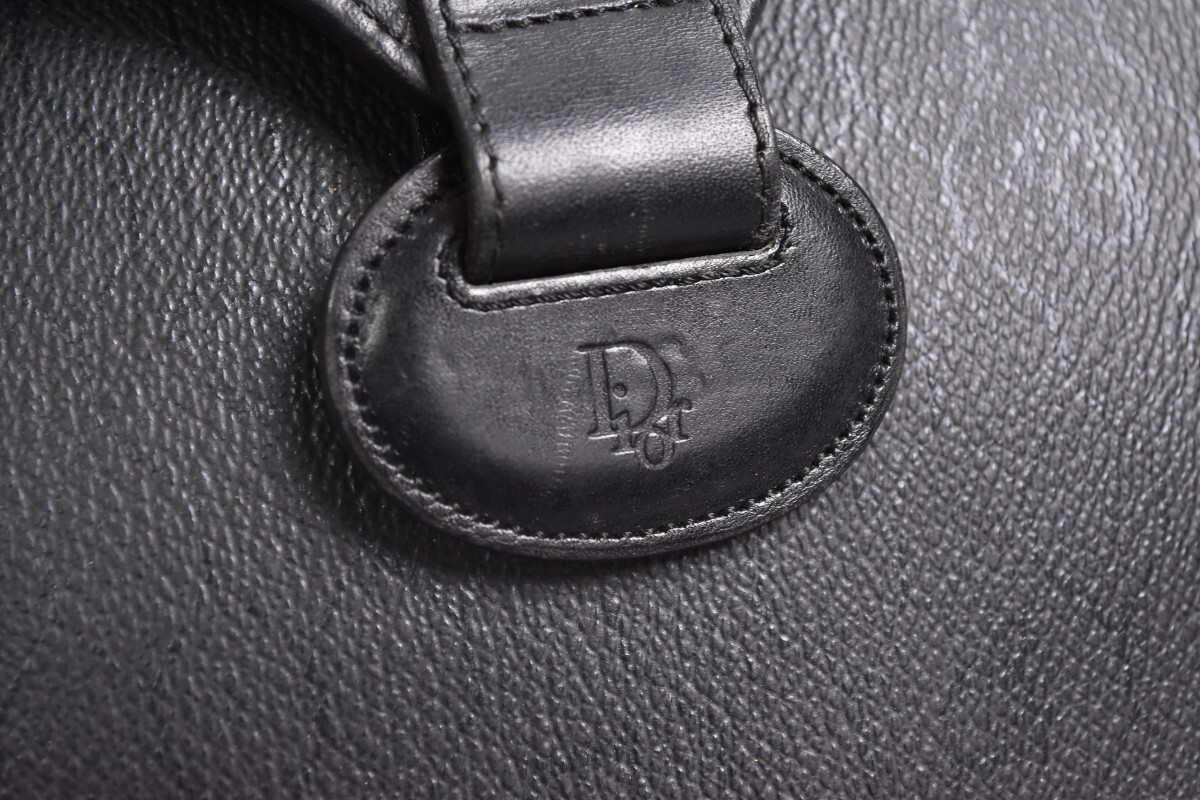 本物保証 Christian Dior ディオール ハニカム柄 ショルダーバッグ ブラック レディース カバン 鞄 RR-387S/624