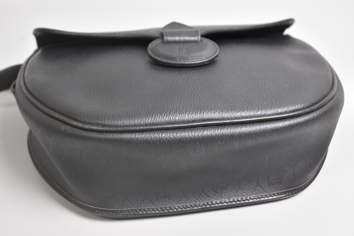 本物保証 Christian Dior ディオール ハニカム柄 ショルダーバッグ ブラック レディース カバン 鞄 RR-387S/624