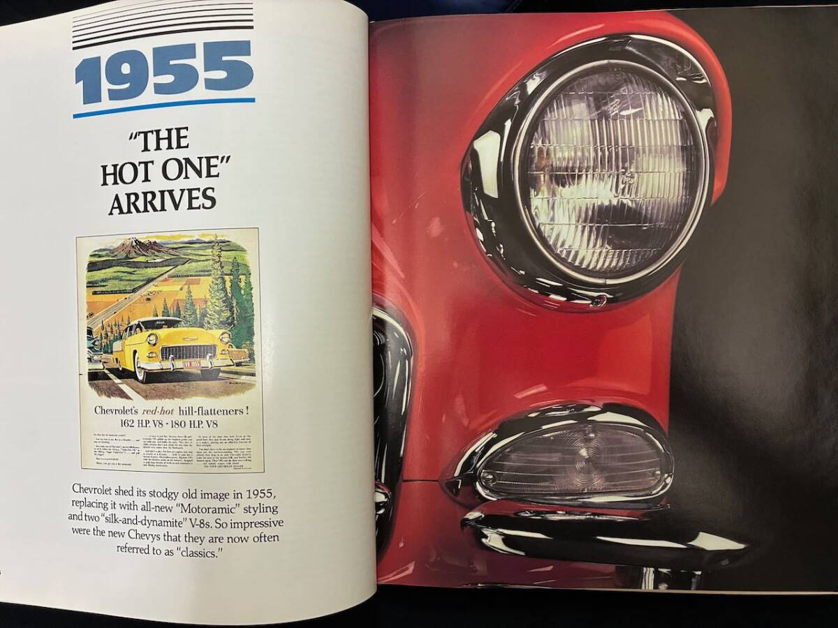 CHEVROLET 1955-1957 BY THE AUTO EDITORS OF CONSUMER GUIDE Hard Cover Book 全95ページ 英語版_画像4