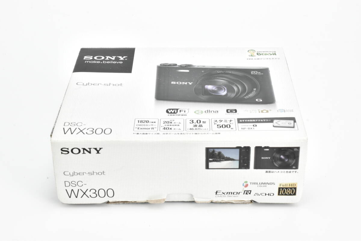 SONY ソニー Cyber-shot サイバーショット DSC-WX300 ブラック 空箱 EF-TN-YO1866_画像2