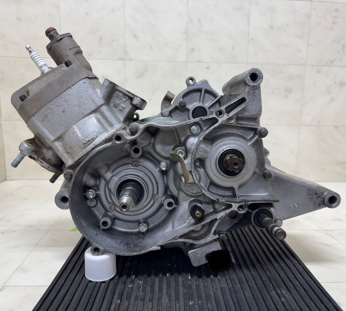 ホンダ NSR80 后期型 純正 エンジン本體 HC04E?21032@@ NSR50 HC06 RS50 NSF100 HRC 武川 キタコ