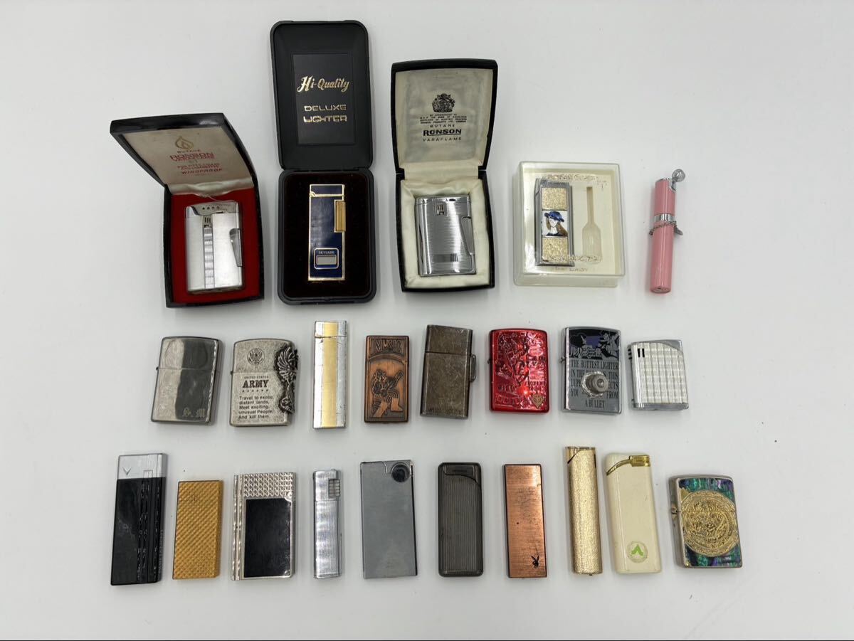 【BW 655a】1円～ ライターまとめ ガスライター Zippo 喫煙具 ジャンク 現状品  1円 ジッポー イーグル オイルライター 他 ダンヒル ジバンシィ ガス