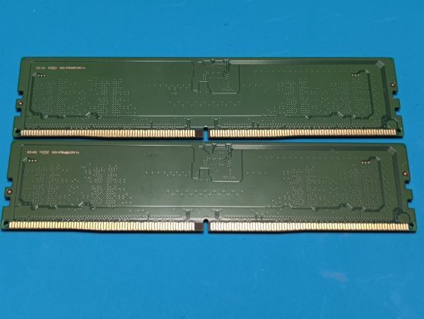 (BIOS確認(rèn)済み)デスクトップPC用【SAMSUNG】 8GB 1Rx16 DDR5 PC5-4800B 8GBx2枚　計(jì)16GB No.37