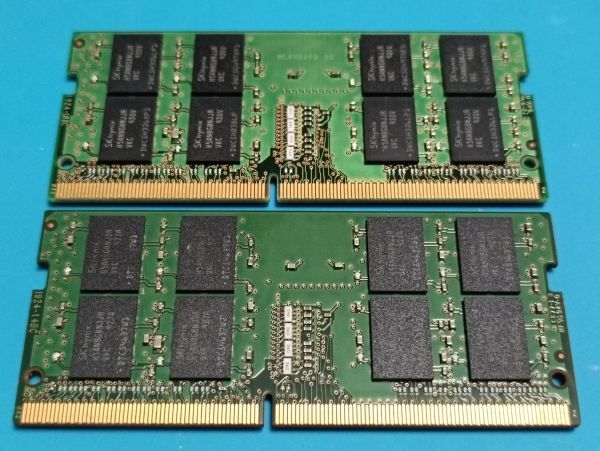 (BIOS確認(rèn)済み)ノートPC用【SKhynix】 16GB 2Rx8 DDR4 PC4-2666V 16GBx2枚　計(jì)32GB No.37