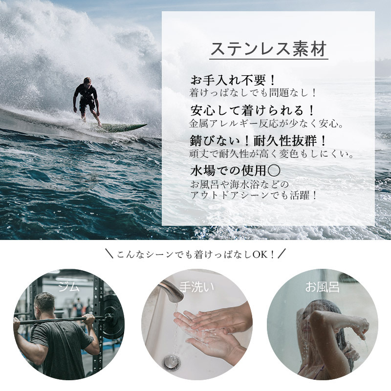 ステンレス製 ダブル喜平ブレスレット ゴールド 18KGP 幅6mm マイアミチェーン 喜平チェーンブレスレット 細身 金アレ対応_画像10