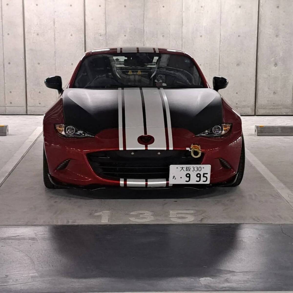 MAZDA ND ロードスター 左側ナンバープレートオフセットステー