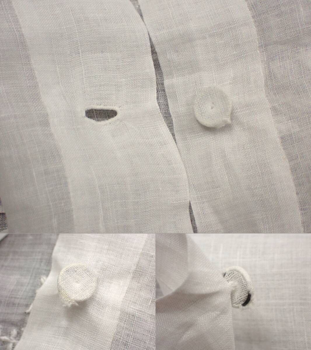 刺繍 クッションカバー ピローカバー フリル ヴィンテージ ブロカント インテリア 生地 ファブリック 手仕事 職人_画像7