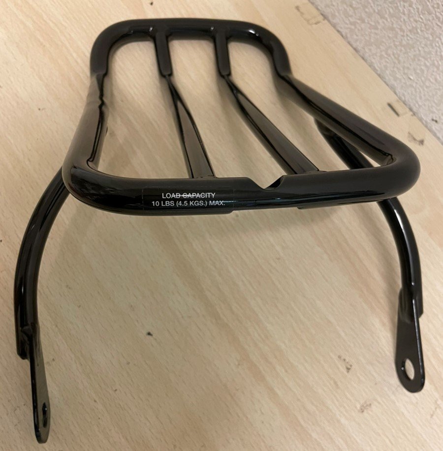 ハーレーダビットソン純正　チョップ?フェンダーラゲッジラック　グロスブラック