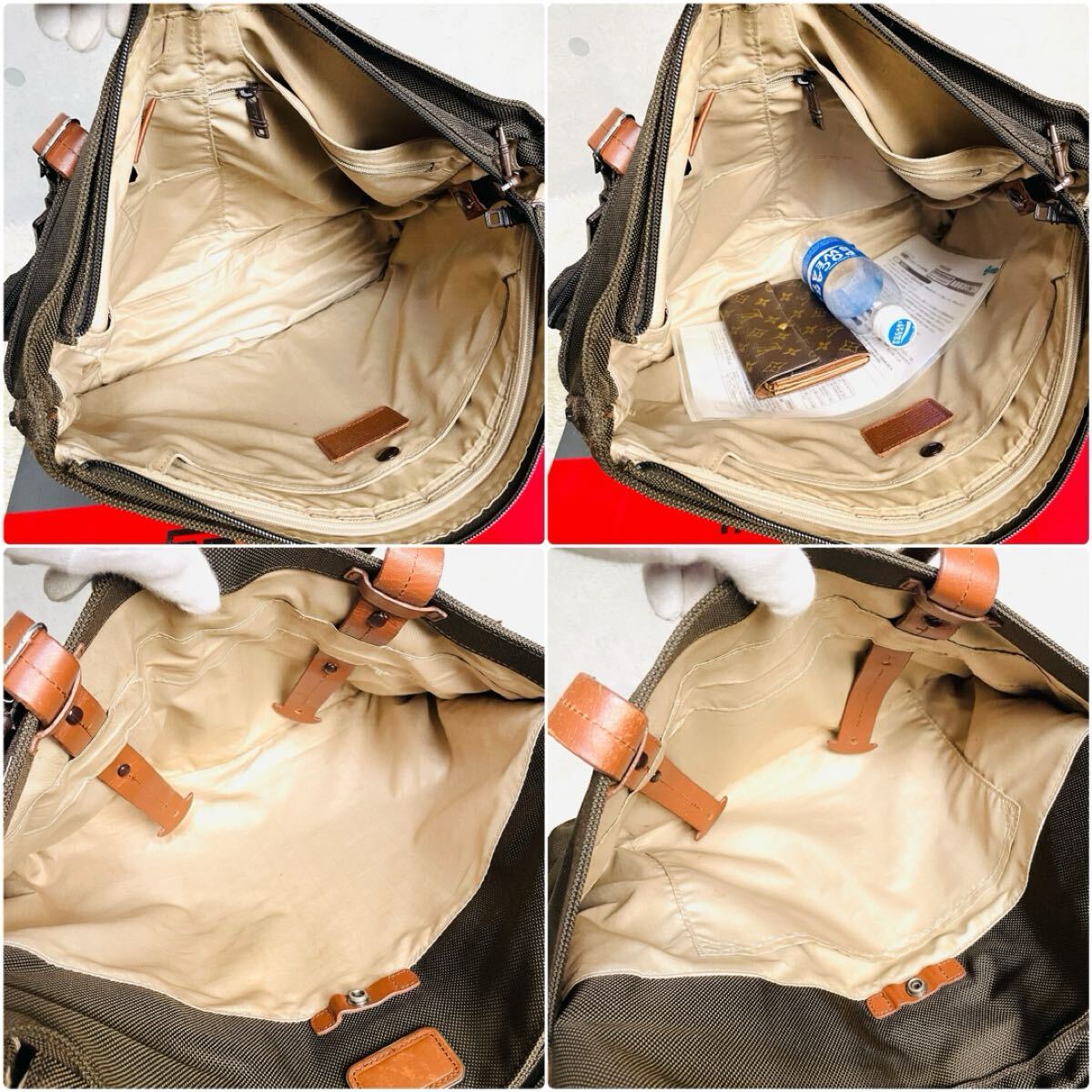 TUMI コンパニオントートバッグ　ブラウン 美品】トゥミ トートバッグ ビジネス コンパニオン アルファ 大容量