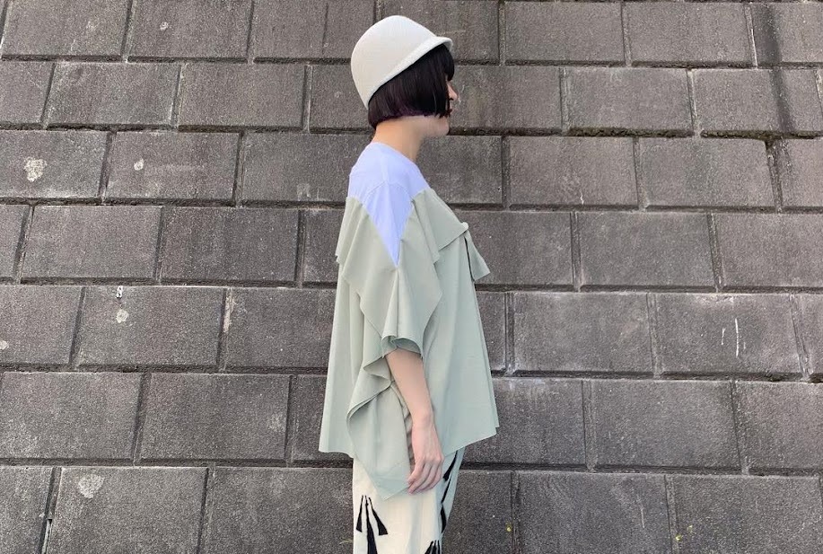 閉店セールk126 新品14,000円 56cm 男女兼用 日本製 カミラフカ KAMILAVKA ハット 立体的 ベレー帽 帽子 ウールハット ブルー 青 キャップ_画像7