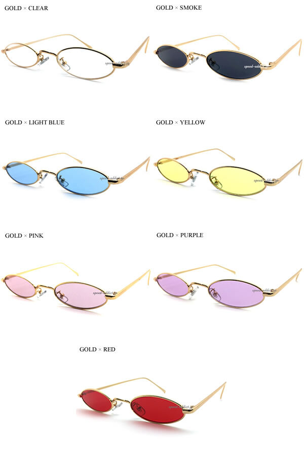 METAL NARROW OVAL SUNGLASS GOLD × PINK/ metal narrow овальный солнцезащитные очки розовый цвет линзы очки очки маленький длина ширина длина УФ фильтр шт ... рука 