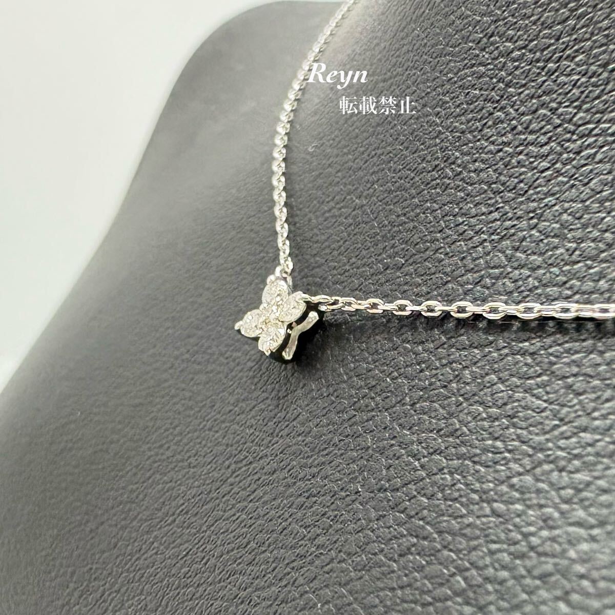 [ новый товар с отделкой ] VENDOME AOYAMA Vendome Aoyama платина pt950 pt850 бриллиант 0.10ct цветок Corolla колье APVN153340DI