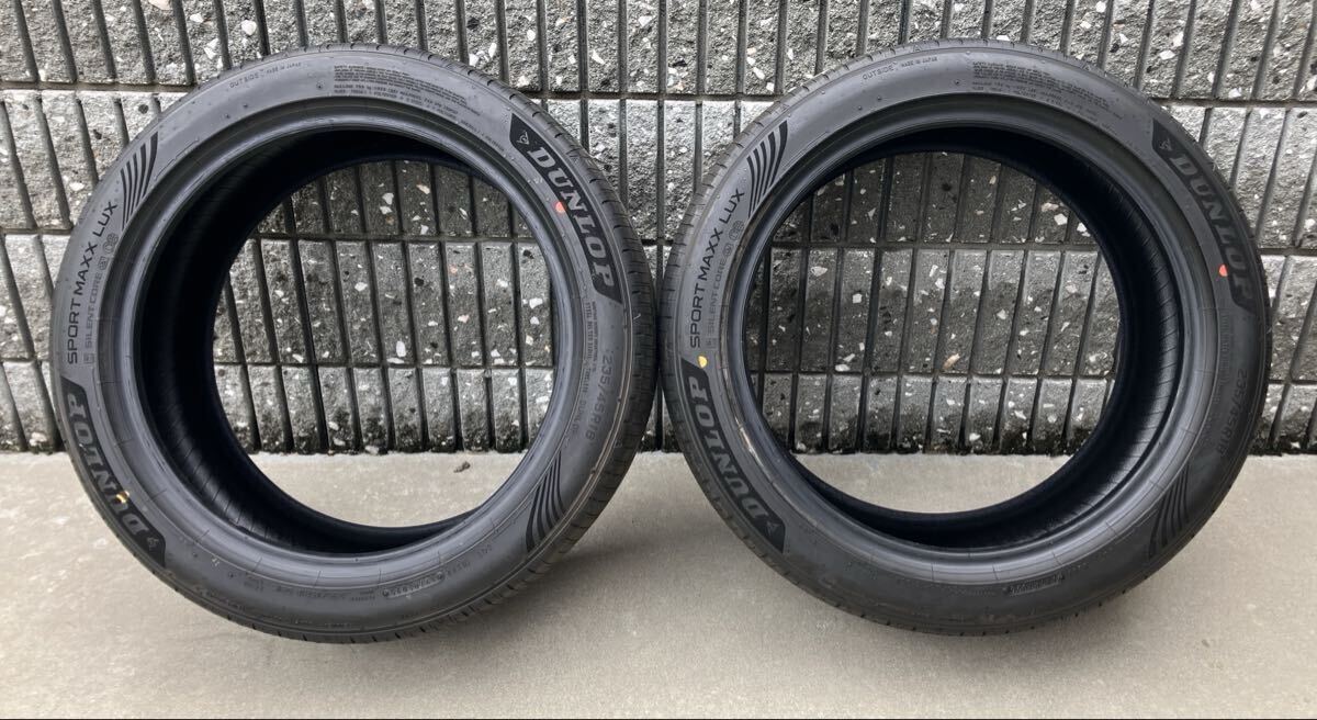 [ бесплатная доставка ]DUNLOP SPORT MAXX LUXsa Mata iya235/45R18 4 шт. комплект остаточный паз 7~8 мм 