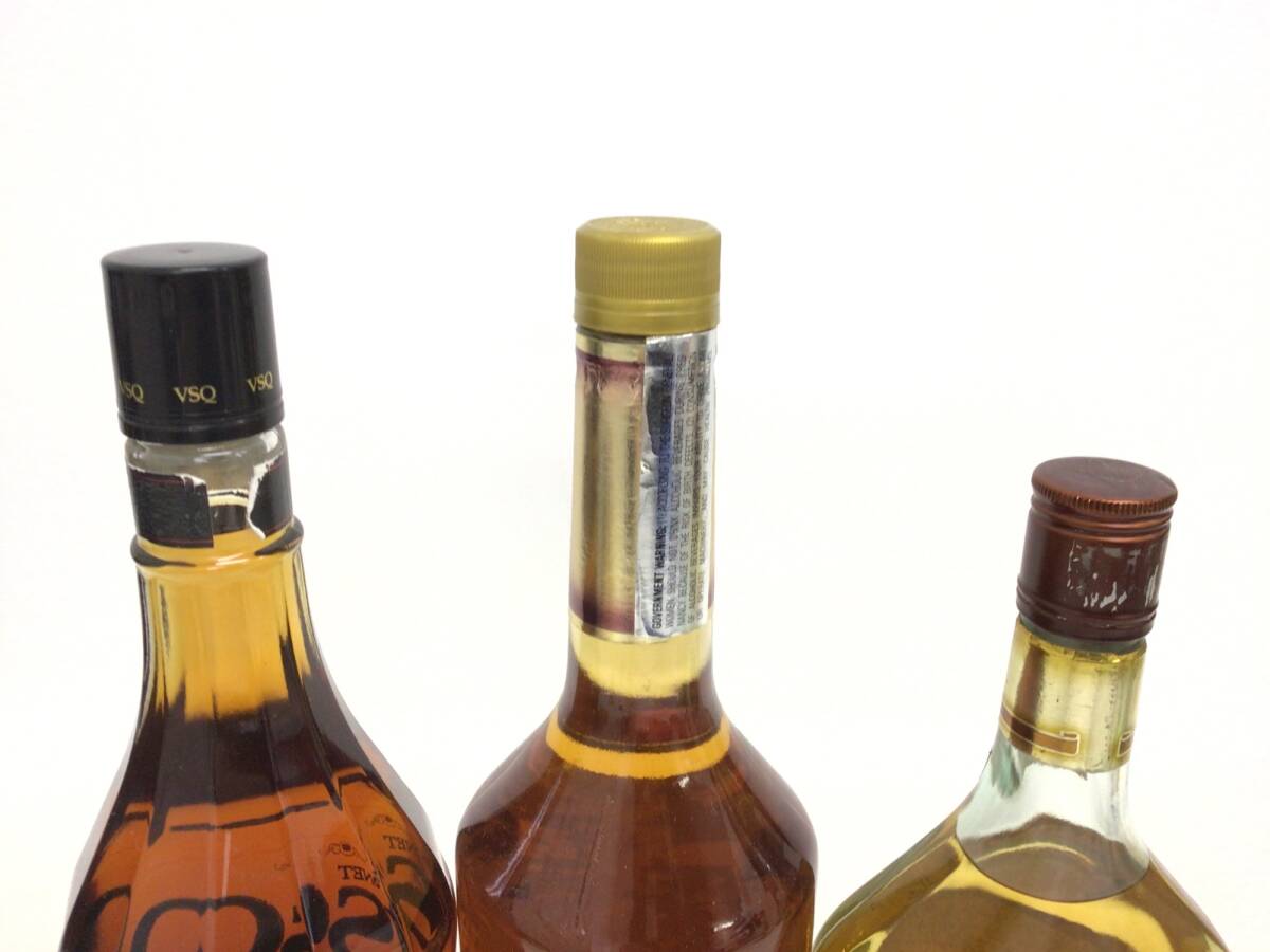 1円スタート アメリカブランデー brandy ハーフボトル/フルボトル 3本セット 375/750ml 40% 重量番號(hào):5(K-4)
