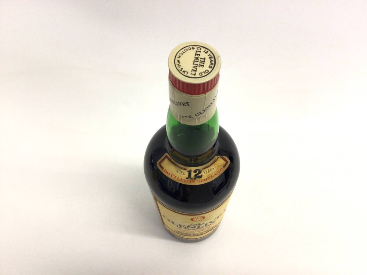 ウイスキー グレンリベット 12年 赤アザミ 1000ml 43% 重量番号:2(131