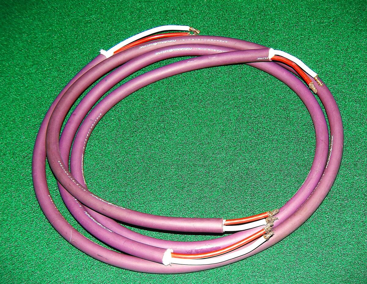 ★ FURUKAWA SPEAKERCABLE μーS1 1.5m×2本 ★