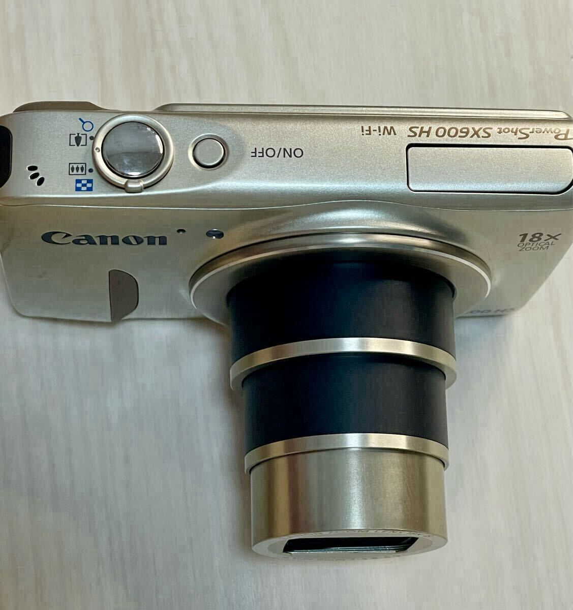 LN 美品中古!! キャノン CANON PowerShot SX600 HS ゴールド コンデジ パワーショットPC2050 作動(dòng)確認(rèn)済み 本體/充電池 NB-6LH のみ