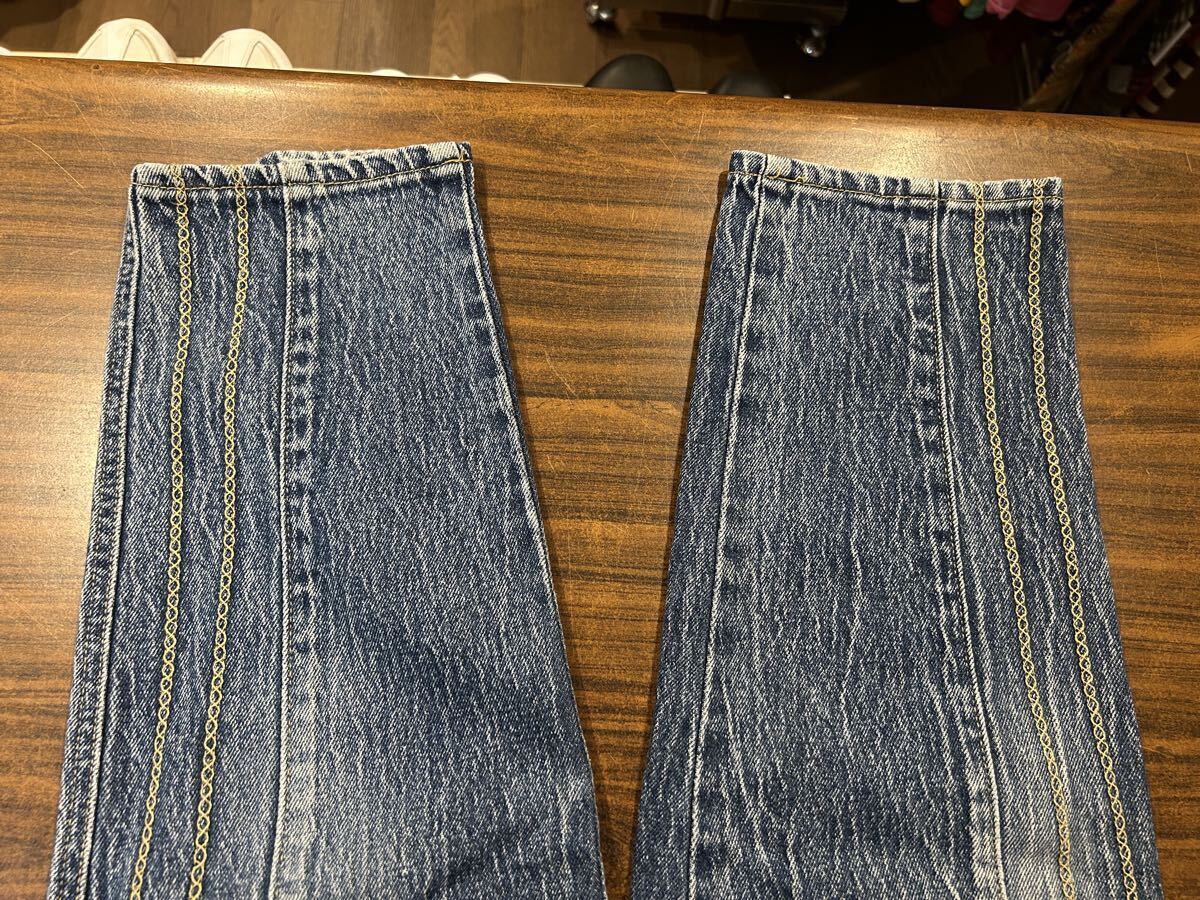 Y-169 Justy Rayra ジャスティ レイラ ジーンズ デニムパンツ ジーパン コットン インディゴ 日本製_画像5