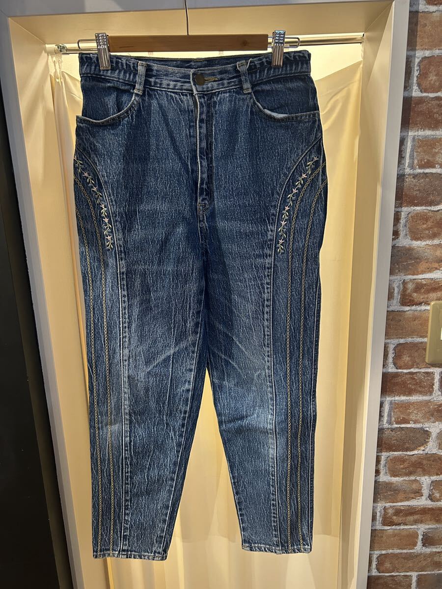 Y-169 Justy Rayra ジャスティ レイラ ジーンズ デニムパンツ ジーパン コットン インディゴ 日本製_画像1