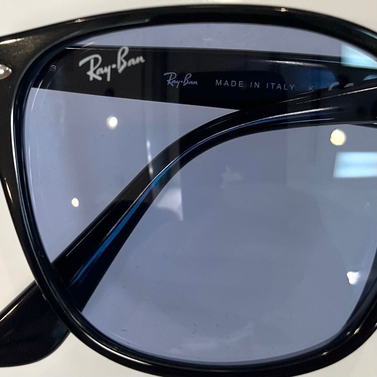 RayBan レイバン サングラス　RB4259F 601/80 53 ブラック/ブルー正規品 アジアンフィット 正規品 ケース茶_画像7
