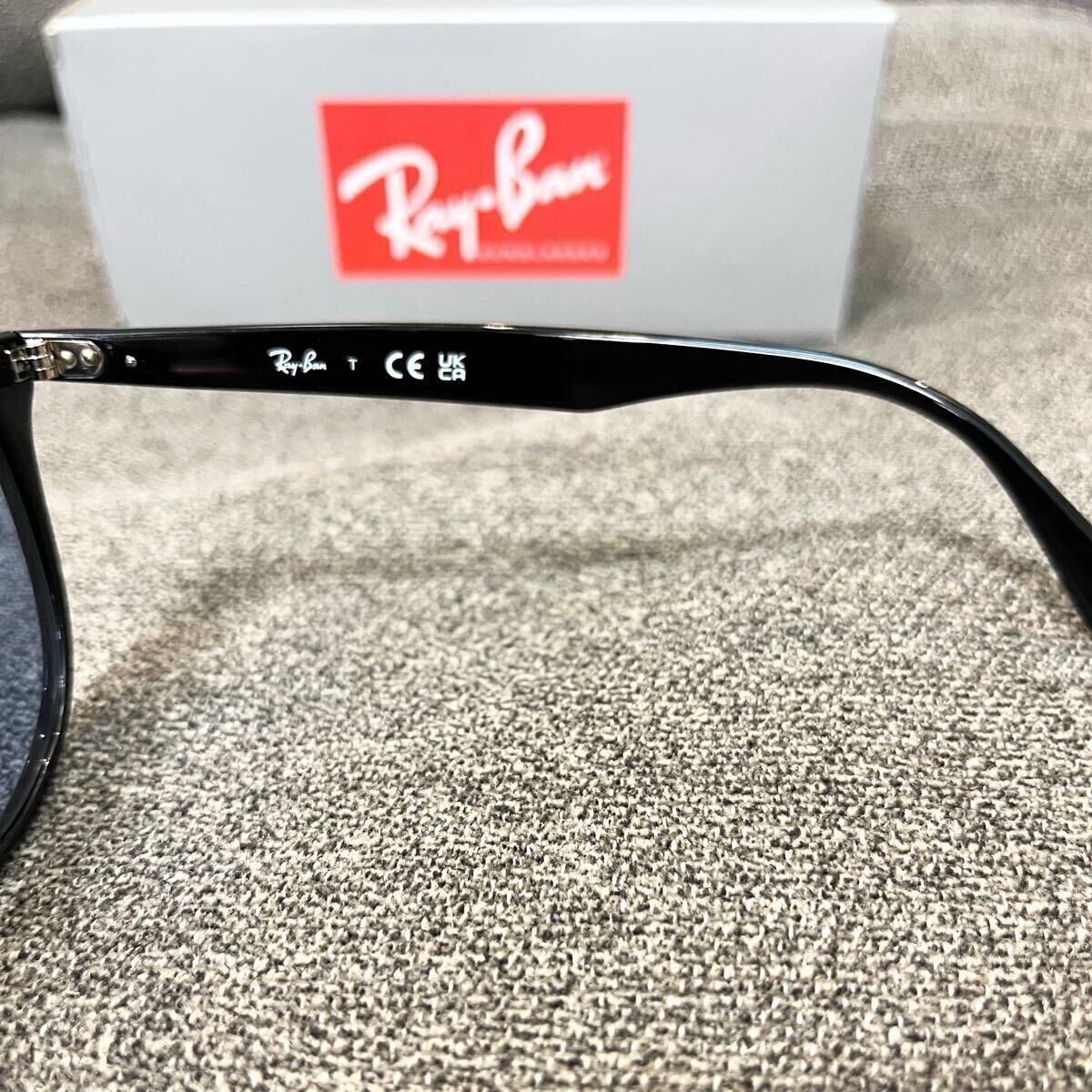 正規品RayBanレイバン サングラス　RB4259F 601/80 ブラック/ブルーBLACK/BLUE アジアンフィット ルックスオティカジャパン正規品 ケース黒_画像5