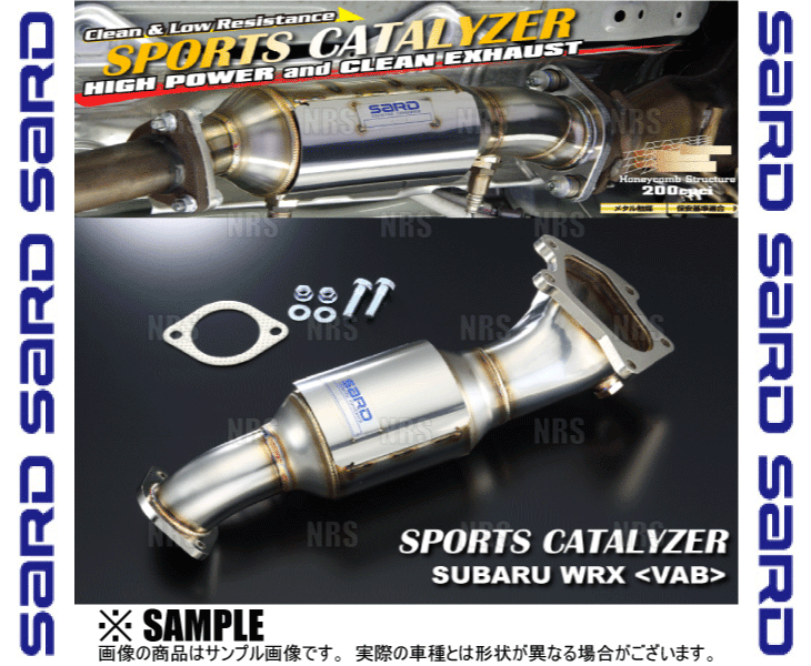 SARD サード スポーツキャタライザー WRX STI VAB EJ20 H26/8~ 6MT (89406_画像3