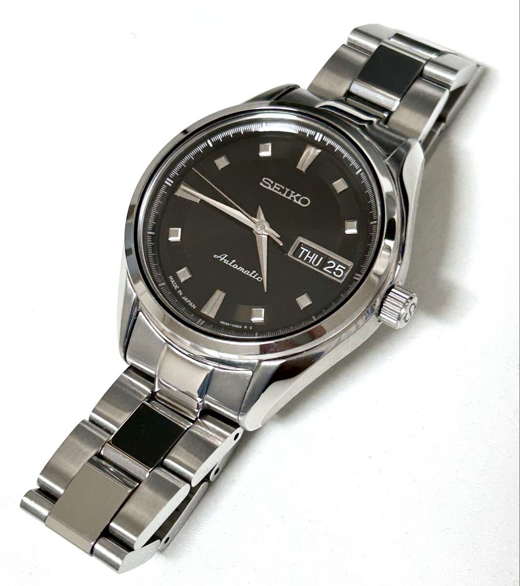 セイコー プレザージュ 自動巻腕時計 SRP897J1 国内未発売_画像1