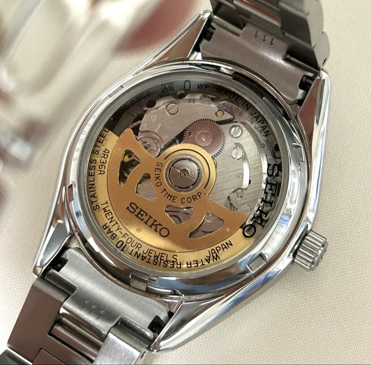 セイコー プレザージュ 自動巻腕時計 SRP897J1 国内未発売_画像6