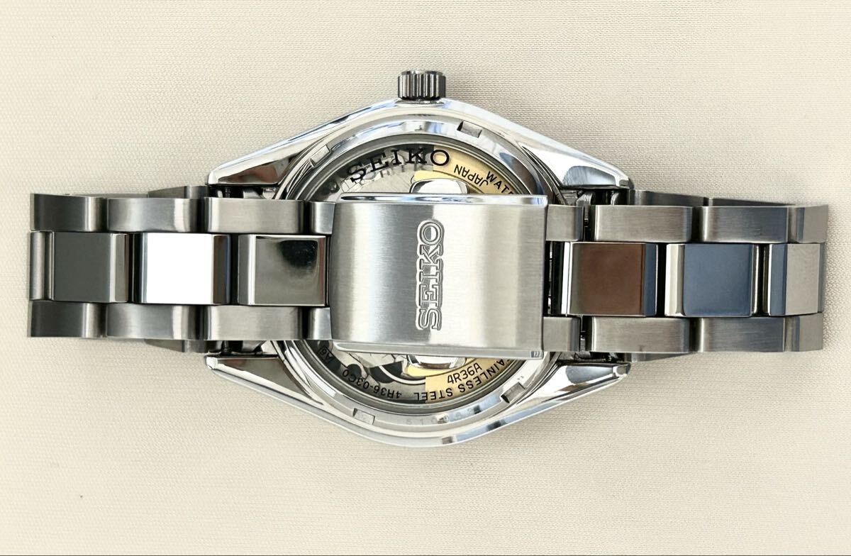 セイコー プレザージュ 自動巻腕時計 SRP897J1 国内未発売_画像5