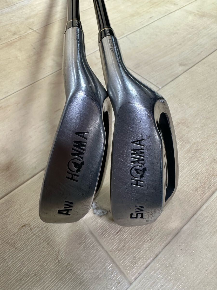 【中古品】ホンマゴルフ AMAZING SPEC AW～SW 2本セット フレックスR
