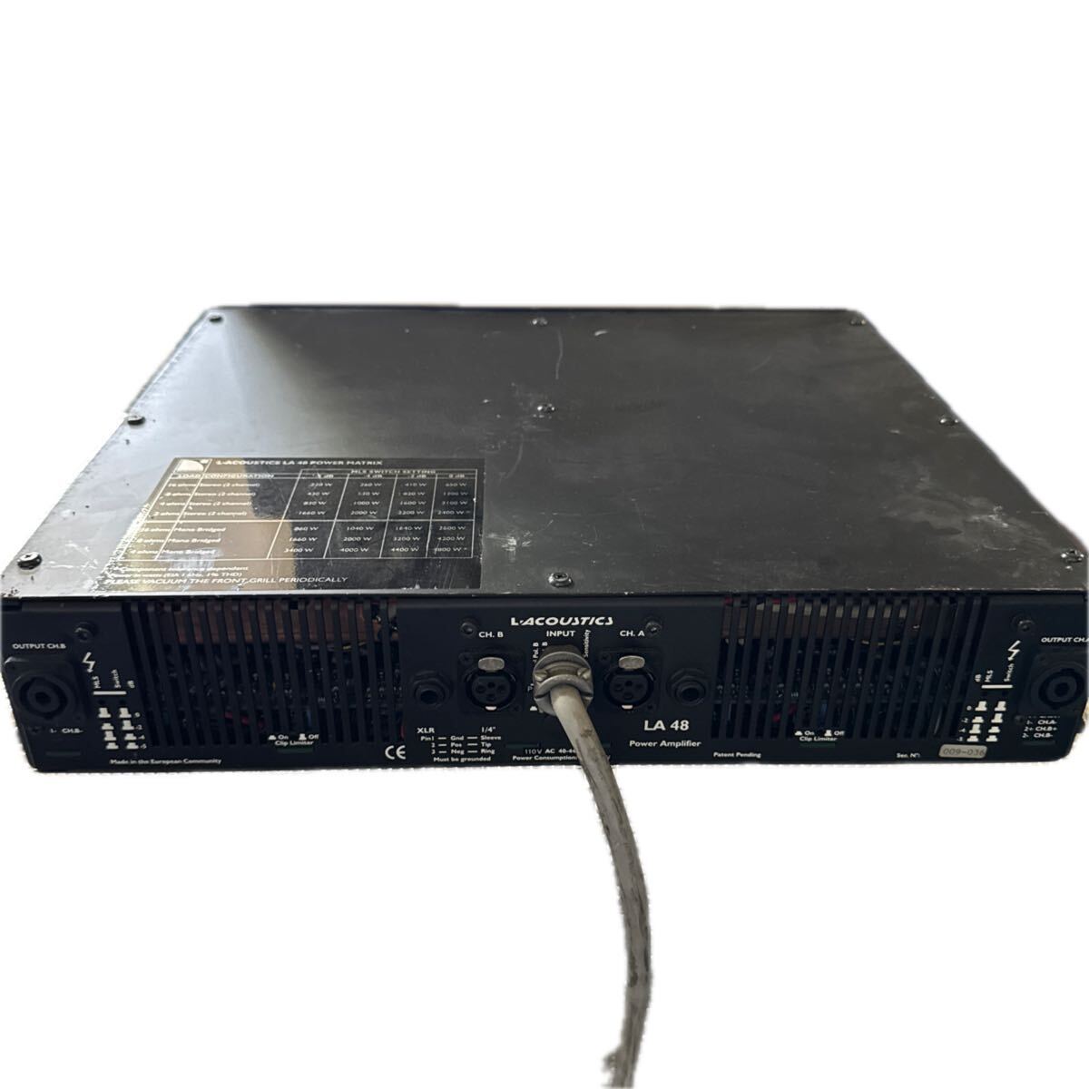 L-ACOUSTICS LA48 パワーアンプ ベステックオーディオ_画像5