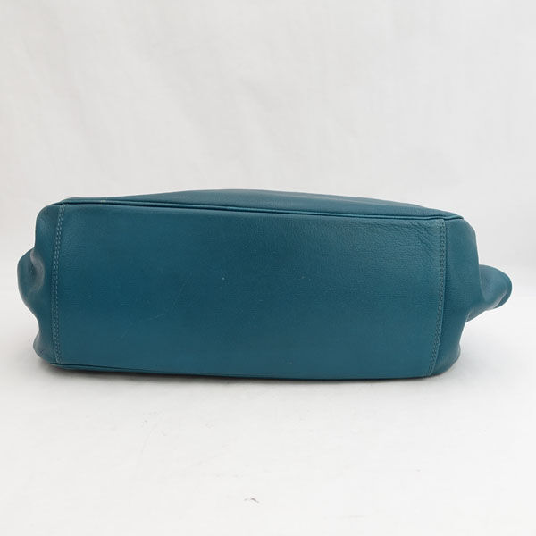 ■ ポールスミス セミショルダーバッグ がま口 レザー グリーン (0990012488)