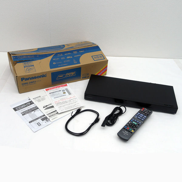 ★ パナソニック DIGA ブルーレイディスクレコーダー 500GB 2チューナー 2021年製 DMR-2W51(0220534828)_画像1