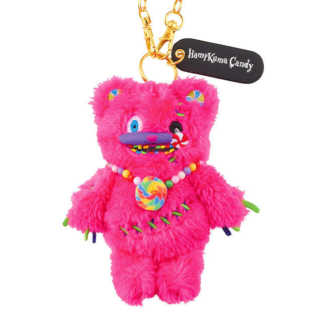 589◇ハミクマソウル ハミクマパンク ハミクマキャンディ ストラップ付きマスコット キーチェーン セット USJ 2025 限定 ハミクマ Hamikuma_画像9