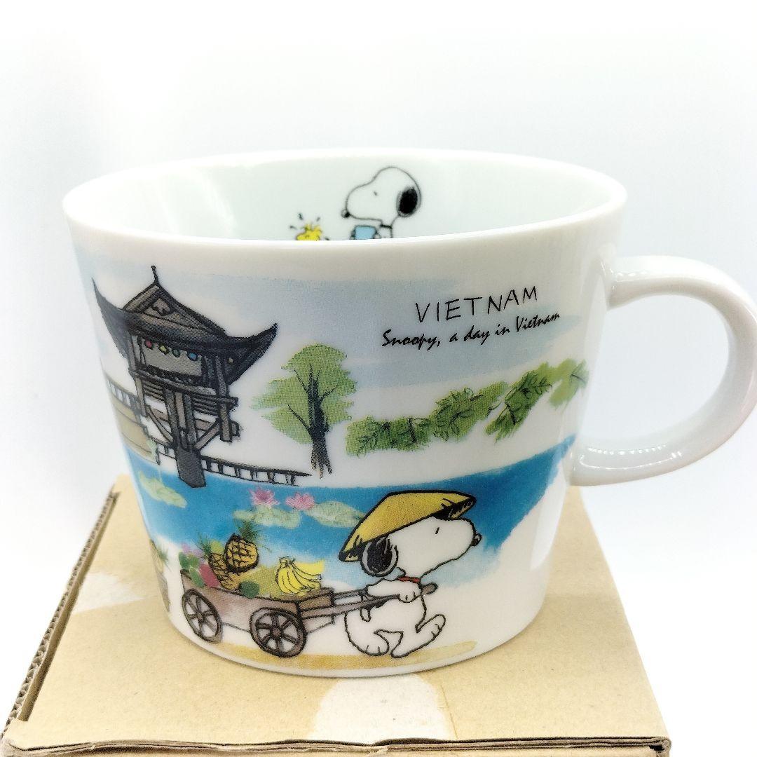 未使用 スヌーピー ワールド マグカップ ピーナッツ 4種セット_画像4