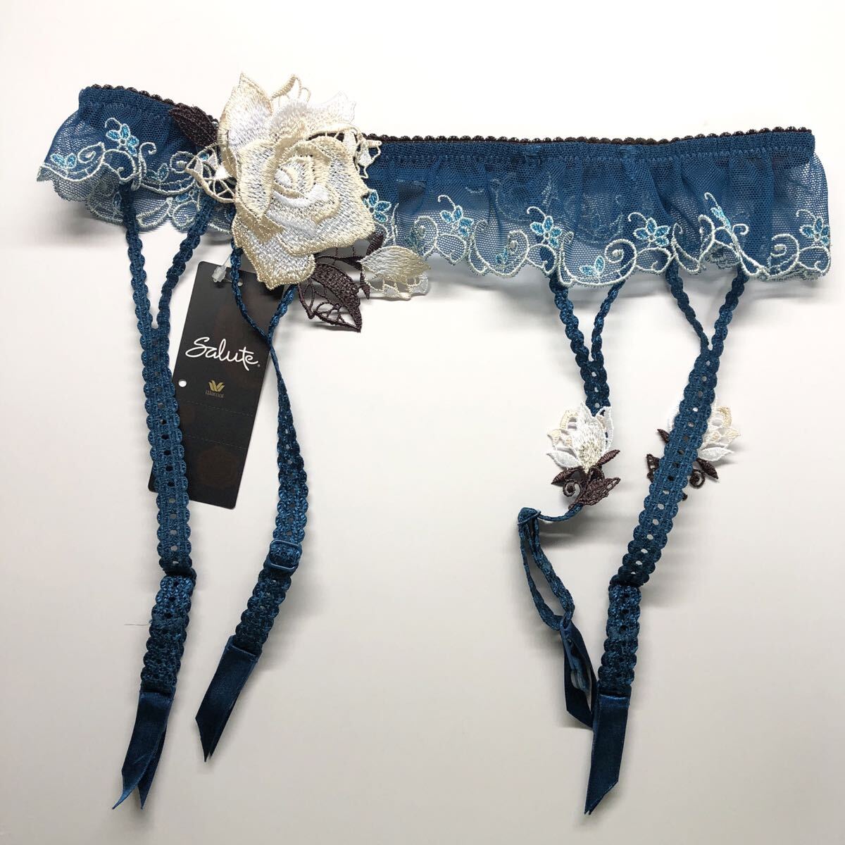 ワコール　サルート　モネ　ガーターベルト　M 自然界のエロス　Wacoal salute GTJ652 BS 新品未使用品　ベビードール_画像1