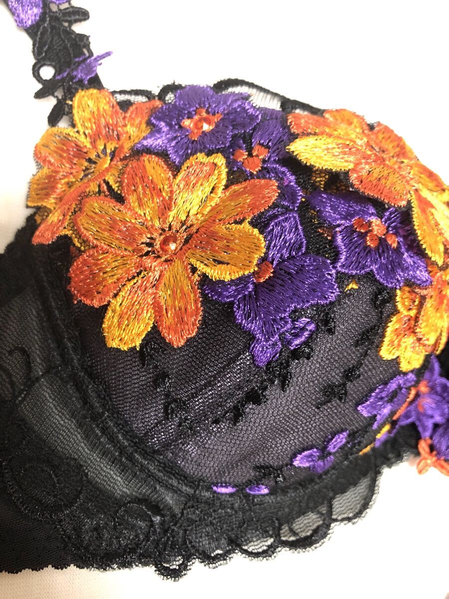  Wacoal sa route Salute секрет. цветок .B75 M BL бюстгальтер шорты BTJ444 PTJ744 Wacoal salute