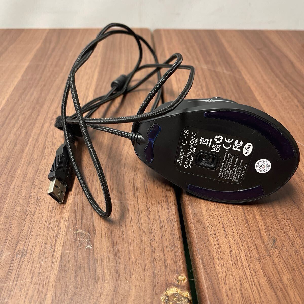 「S43_16A」ZELOTES 垂直マウス C-18 動作品(250915)_画像5