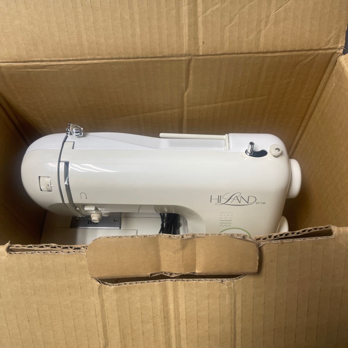 「1FI55」美品　電動ミシン HI LAND ST-130｜シンプル＆使いやすい（250922）_画像3