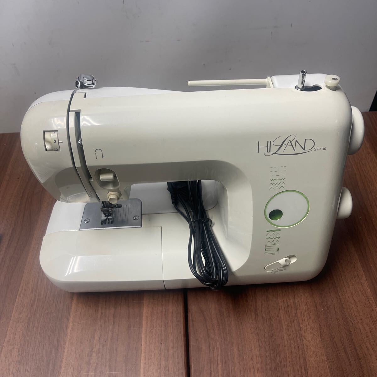 「1FI55」美品　電動ミシン HI LAND ST-130｜シンプル＆使いやすい（250922）_画像4