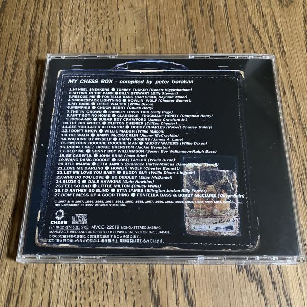 【廃盤CD】マイ・チェス・ボックス ピーター・バラカン編 Chess Peter Barakan クリフトン・シュニア ボビー・チャールズ MUDDY WATERS_画像2