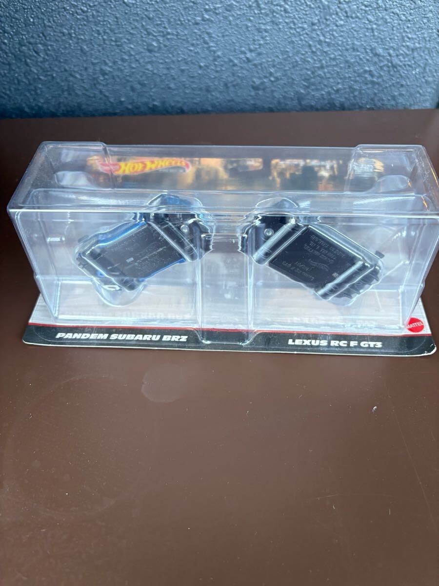 マテル (MATTEL) ホットウィール (Hot Wheels) プレミアム 2パック パンデム スバル BRZ/レクサス RC F GT3_画像6