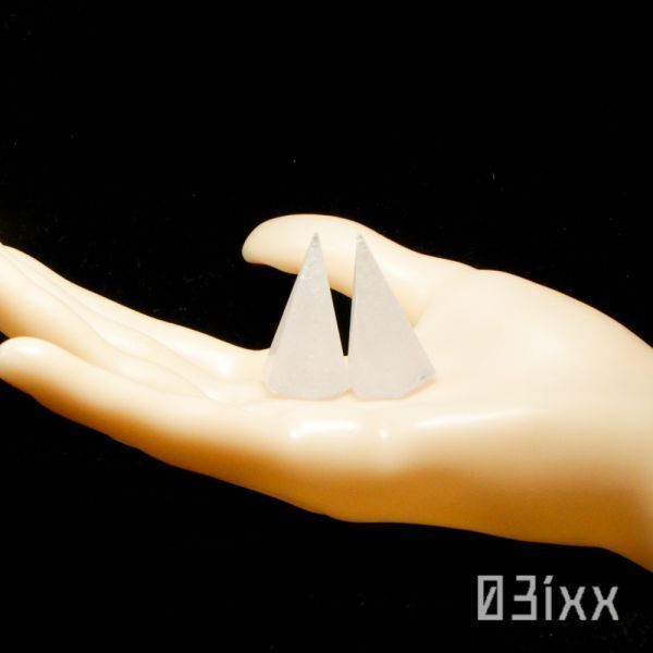 【送料無料・即決】盛塩 六角錐ミニ 白白 2点セット 浄化 お守り 新年 新生活 新春 盛り塩 塩のインテリア_画像5