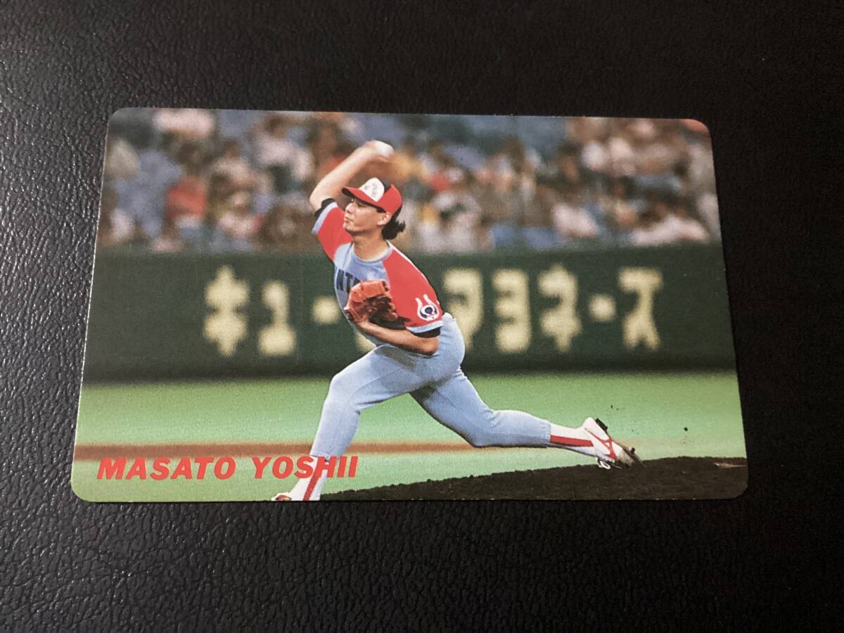 美品　レアブロック　カルビー90年　吉井（近鉄）No.161　プロ野球カード_画像1