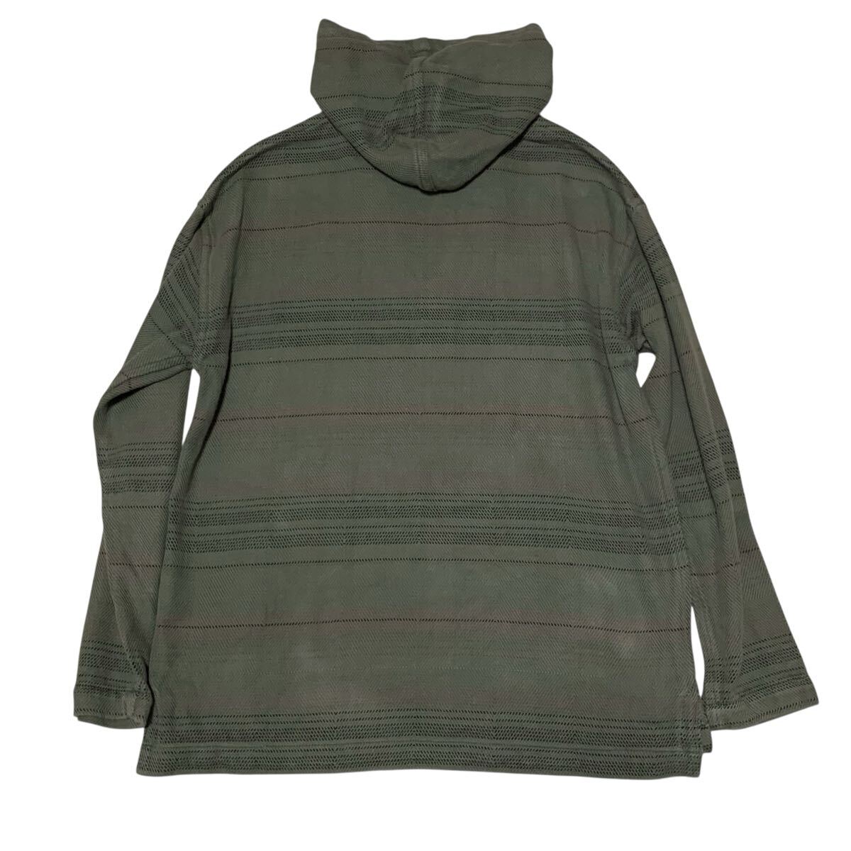 送料込！最終値下げ■定3.3万■OUTERKNOWN アウターノウン■Blanket Baja Pullover メキシカンパーカーL■_画像2